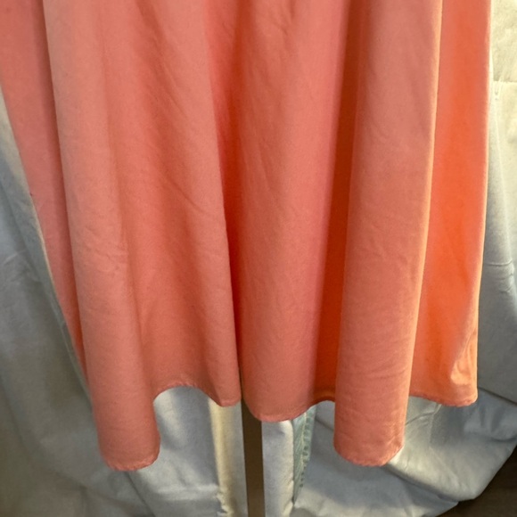 Abercrombie & Fitch Puffed Sleeve Peach Dress Size XL. - Picture 6 of 10